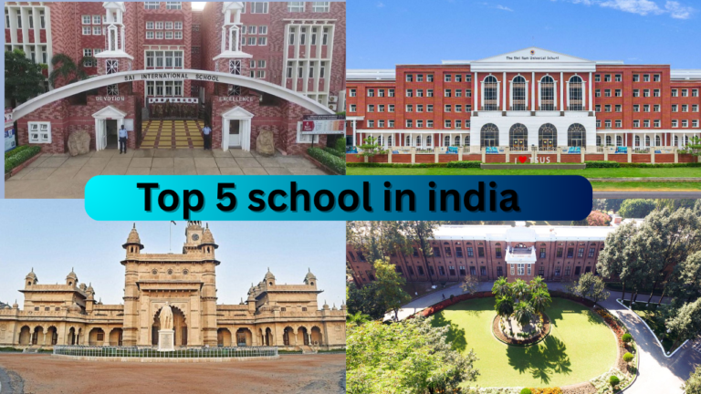 top 5 schools in india